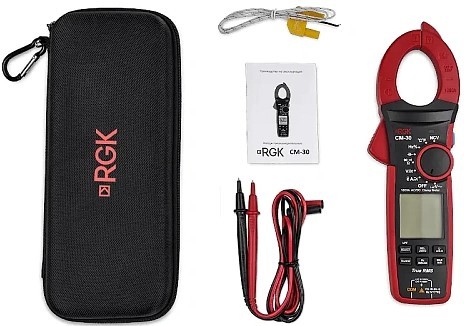 Клещи токоизмерительные RGK CM-30 755139 - изображение 5
