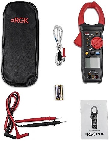 Клещи токоизмерительные RGK CM-16 755122 - изображение 4