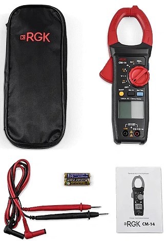 Клещи токоизмерительные RGK CM-14 755115 - изображение 4
