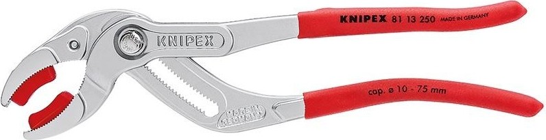 Клещи трубные KNIPEX 8113250SB для труб диаметром от 10 до 75 мм KN-8113250SB