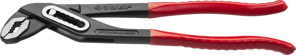 Клещи ЗУБР МАСТЕР переставные сr-v, высокомощный коробчатый шарнир,  2242-30_z01