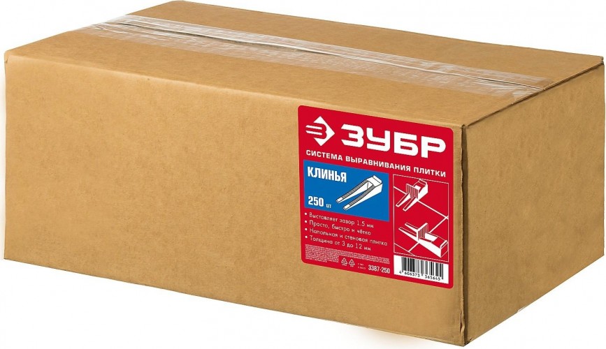 Клин для системы выравнивания плитки ЗУБР СВП 250 шт. 3387-250 - изображение 3