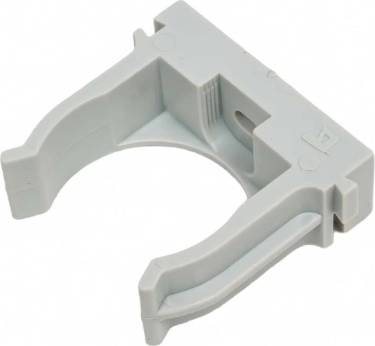 Клипса для труб ПРОМРУКАВ PR13.0122 для монтажного пистолета серая Д32, 25шт - изображение 3