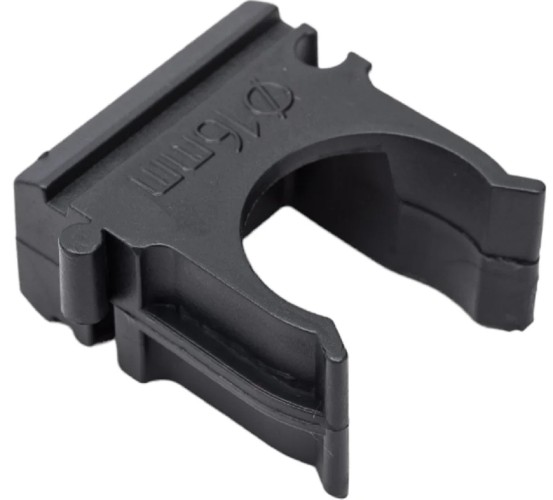 Клипса REXANT 28-0116-3 для трубы ø16мм, черная (100 шт/уп) - изображение 2