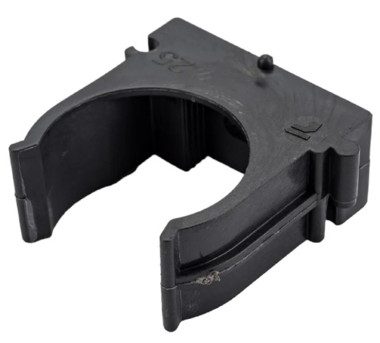 Клипса REXANT 28-0125-3 для трубы ø25мм, черная (100 шт/уп) - изображение 3