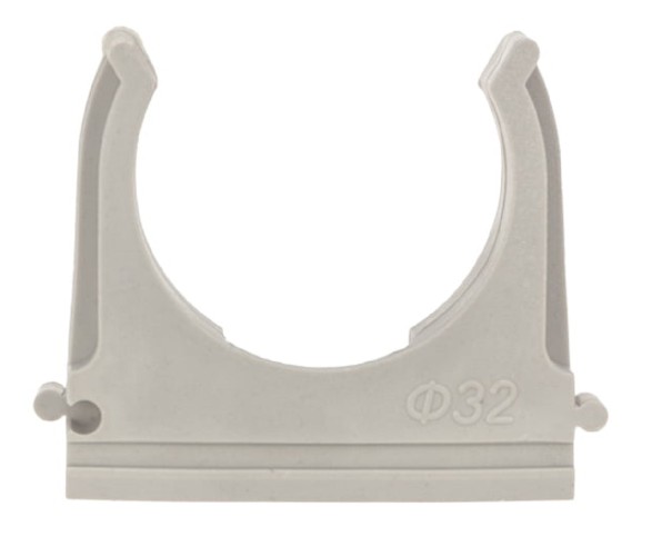 Клипса REXANT 28-0132-2 для трубы ø32мм, серая (100 шт/уп) - изображение 3