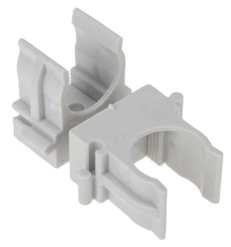 Клипса REXANT 28-0416-1 для монтажного пистолета ø 16 мм, серая 100 шт/уп