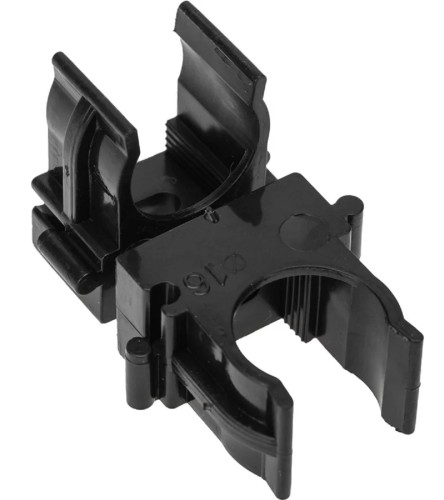 Клипса REXANT 28-0416-2 для монтажного пистолета ø 16 мм, черная 100 шт/уп