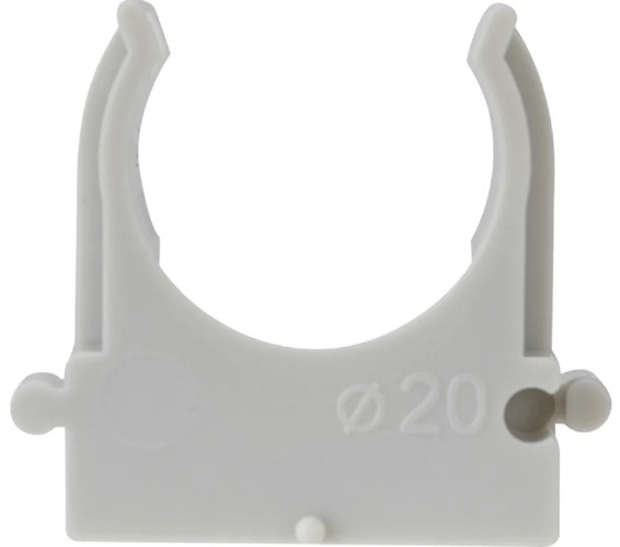 Клипса REXANT 28-0420-1 для монтажного пистолета ø 20 мм, серая 100 шт/уп - изображение 2