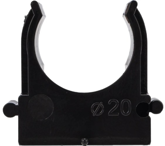 Клипса REXANT 28-0420-2 для монтажного пистолета ø 20 мм, черная 100 шт/у - изображение 2