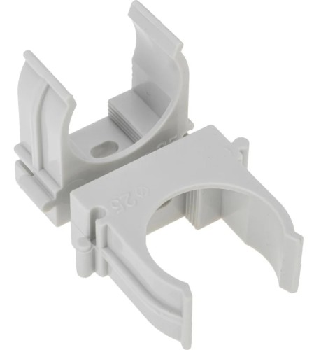 Клипса REXANT 28-0425-1 для монтажного пистолета ø 25 мм, серая 50 шт/уп