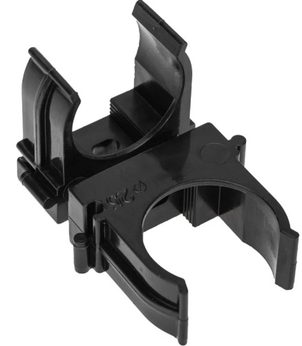 Клипса REXANT 28-0425-2 для монтажного пистолета ø 25 мм, черная 50 шт/уп