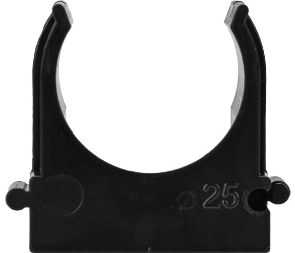 Клипса REXANT 28-0425-2 для монтажного пистолета ø 25 мм, черная 50 шт/уп - изображение 2
