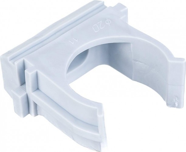 Клипса RUCELF УКБ-20 (уп. 50 шт.) серая для гофры d20 УКБ-20-С