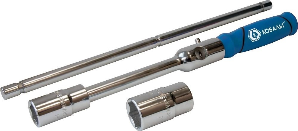 Ключ баллонный Кобальт 242-618 складной 17,19,21, 23мм, 1/2", cr-v
