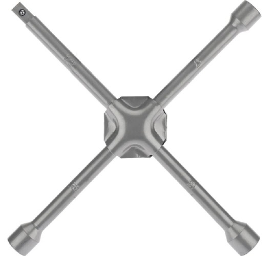 Ключ баллонный REXANT 12-5881 17х19х21мм, под квадрат 1/2, усиленный, толщина 16