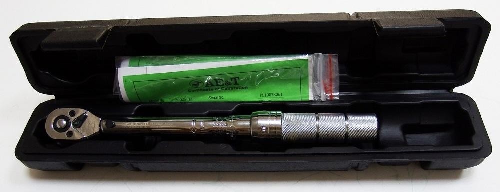 Ключ динамометрический AE&T TA-B0025-14 5-25nm 1/4"