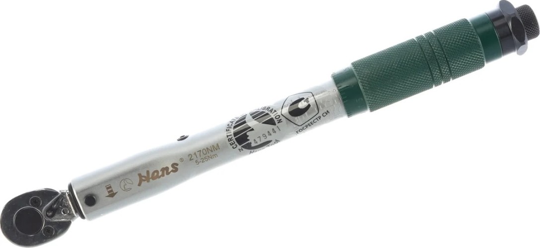 Ключ динамометрический HANS 2170NM 5-25Nm 1/4"