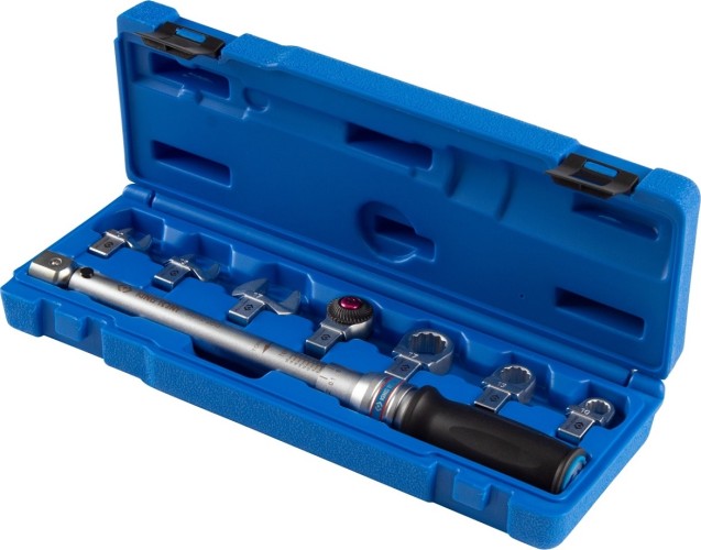 Ключ динамометрический KING TONY "FIT" 9х12 мм, 4-20 Hм, с набором насадок 10-17 мм, кейс 345102D08MR - изображение 2