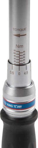 Ключ динамометрический KING TONY 34512-4DG "FIT", 9х12 мм, 10-60 Hм, футляр - изображение 3