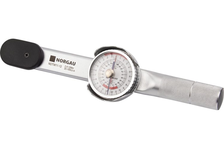 Ключ динамометрический Norgau 1/4" 2,4-12Нм стрелочный 051117005