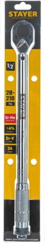 Ключ динамометрический STAYER Professional 1/2", 28-210 нм, 64064-210 64064-210_z01