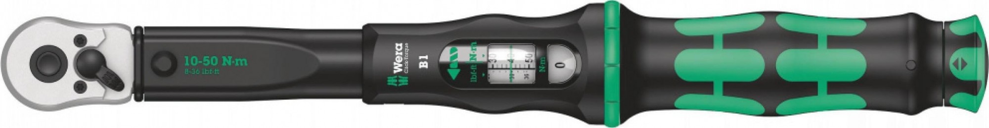 Ключ динамометрический WERA 05075610001 click-torque b 1 регулируемый, квадрат dr 3/8", 10 WE-075610