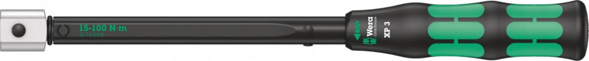 Ключ динамометрический WERA 05075672001 click-torque xp 3 предустановлен 15 нм, для насадо WE-075672