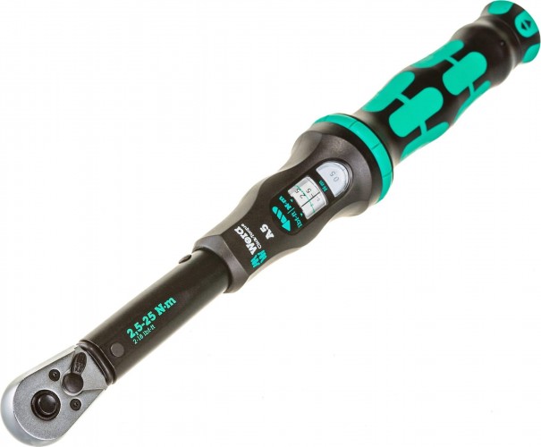 Ключ динамометрический WERA 05075604001 click-torque a 5 регулируемый, квадрат dr 1/4", 2. WE-075604