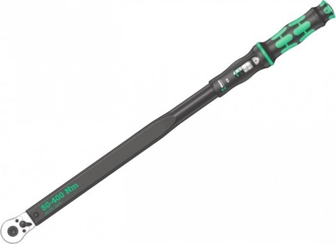 Ключ динамометрический WERA 05075624001 click-torque c 5 регулируемый, 1/2" dr, 80-400 нм WE-075624