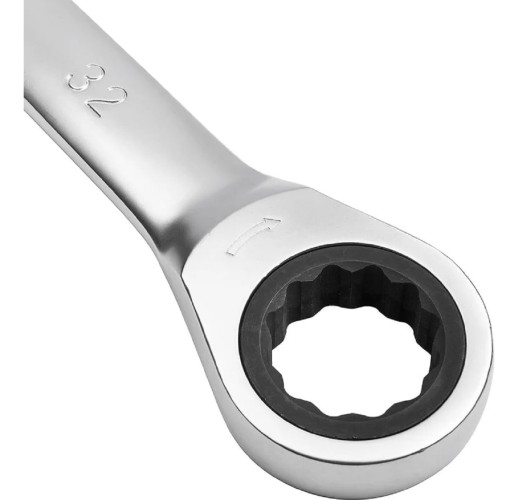 Ключ комбинированный AV Steel AV-315032 трещоточный, 32 мм - изображение 3