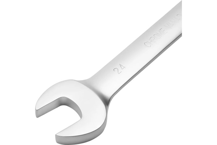 Ключ комбинированный AV Steel AV-315224 трещоточный с шарниром, 24 мм - изображение 3