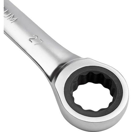 Ключ комбинированный AV Steel AV-315027 трещоточный, 27 мм - изображение 3