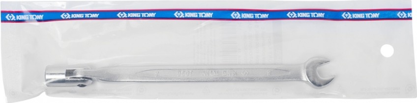 Ключ комбинированный c торцевой головкой KING TONY 8 мм 1020-08 1020-08 - изображение 4