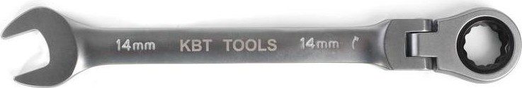 Ключ комбинированный КВТ  трещоточный 14 мм с шарниром 79196