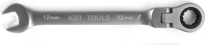 Ключ комбинированный КВТ  трещоточный 12 мм с шарниром 79194