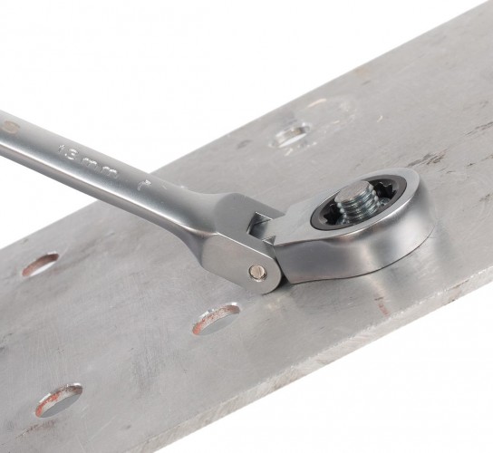 Ключ комбинированный КВТ  трещоточный 14 мм с шарниром 79196 - изображение 5