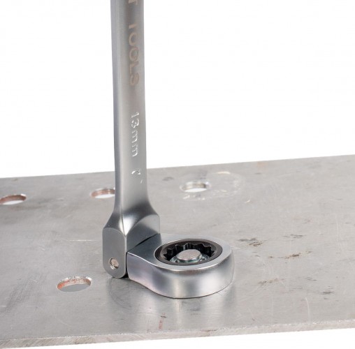 Ключ комбинированный КВТ  трещоточный 14 мм с шарниром 79196 - изображение 4