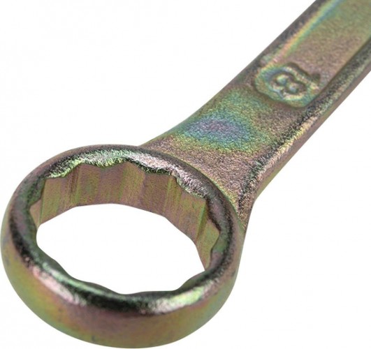 Ключ комбинированный REXANT 12-5819-2 18 мм, желтый цинк - изображение 3