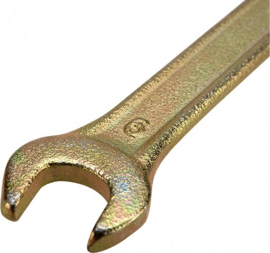 Ключ комбинированный REXANT 12-5804-2 9 мм, желтый цинк - изображение 3