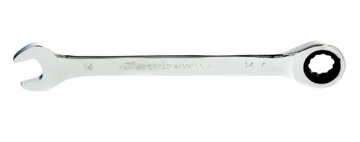 Ключ комбинированный трещоточный MATRIX 14807 14мм, CrV