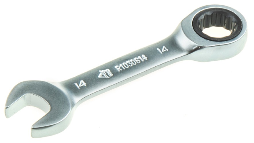 Ключ комбинированный трещоточный ARNEZI R1030614 14 мм короткий - изображение 2