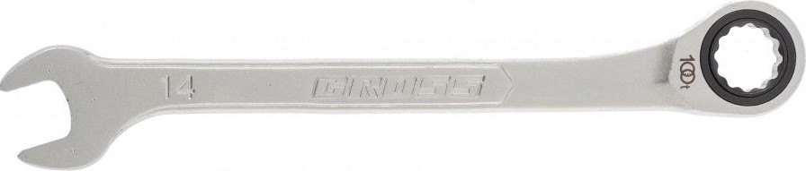 Ключ комбинированный трещоточный GROSS 14852 14 мм