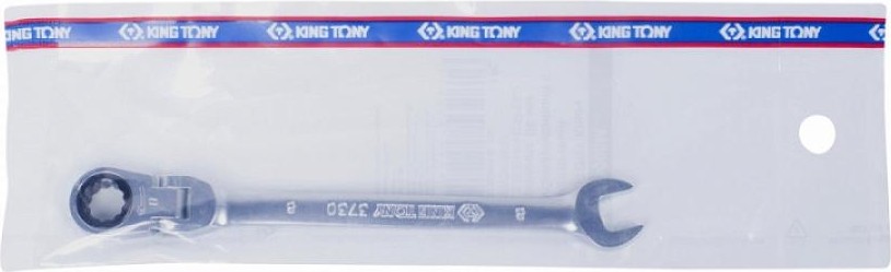 Ключ комбинированный трещоточный KING TONY 373008М 8 мм, с шарниром 373008M - изображение 4