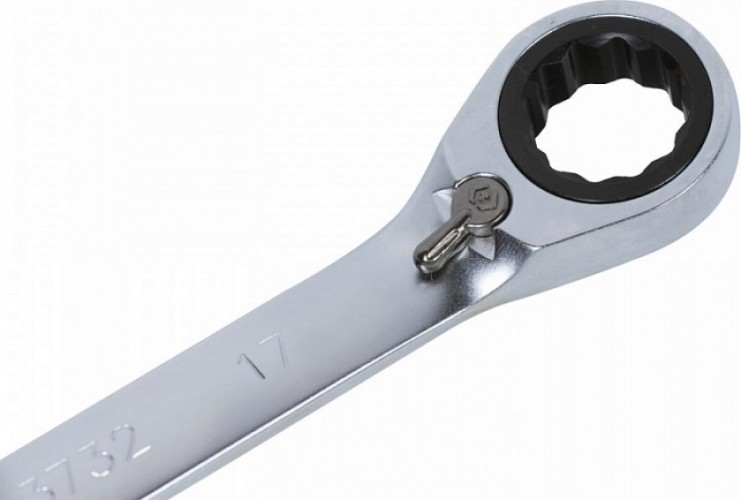 Ключ комбинированный трещоточный KING TONY 373217М 17 мм, с флажком 373217M - изображение 2