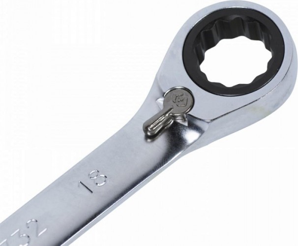 Ключ комбинированный трещоточный KING TONY 373218М 18 мм, с флажком 373218M - изображение 2