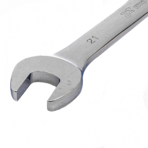 Ключ комбинированный трещоточный MATRIX 14813 21 мм, CrV - изображение 2