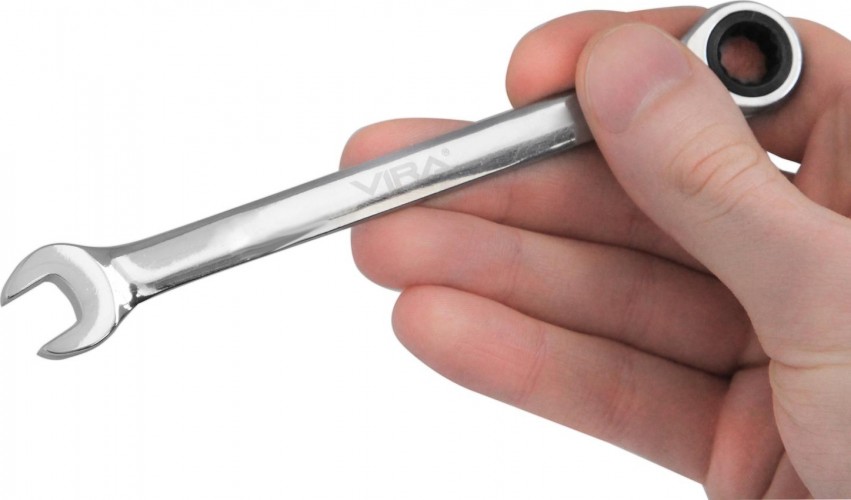 Ключ комбинированный трещоточный VIRA 11 мм 511067 511067 - изображение 4