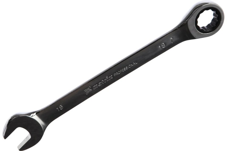 Ключ комбинированный трещоточный MATRIX 14811 18мм, CrV