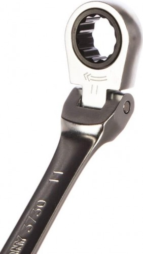 Ключ комбинированный трещоточный KING TONY с шарниром 11 мм 373011M - изображение 3